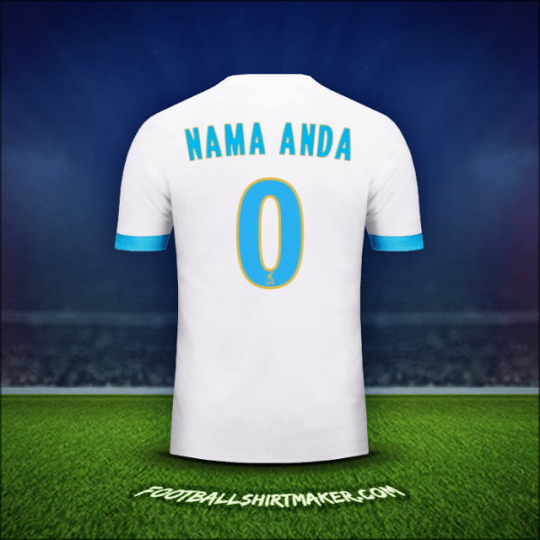 Jersey Olympique de Marseille 2017/18 -  nama anda - 0