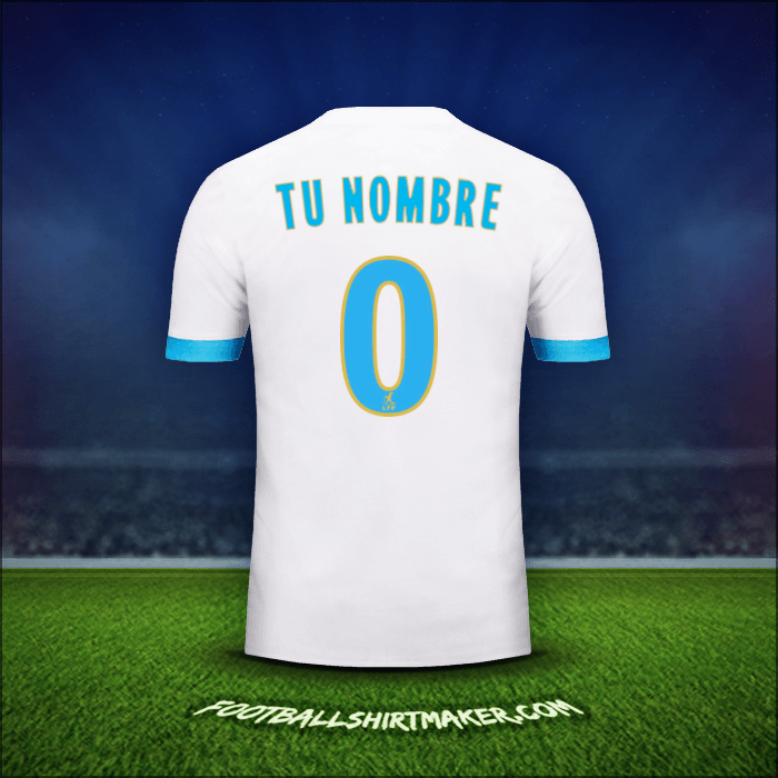 Camiseta Olympique de Marseille 2017/18 -  tu nombre - 0