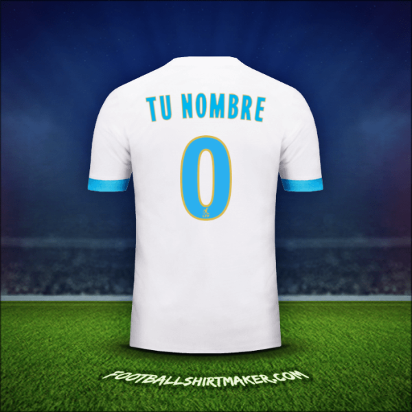 Camiseta Olympique de Marseille 2017/18 -  tu nombre - 0