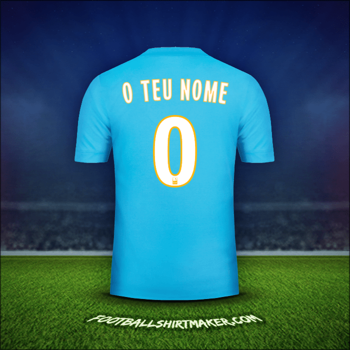 Camisola Olympique de Marseille 2017/18 Alternativa -  o teu nome - 0