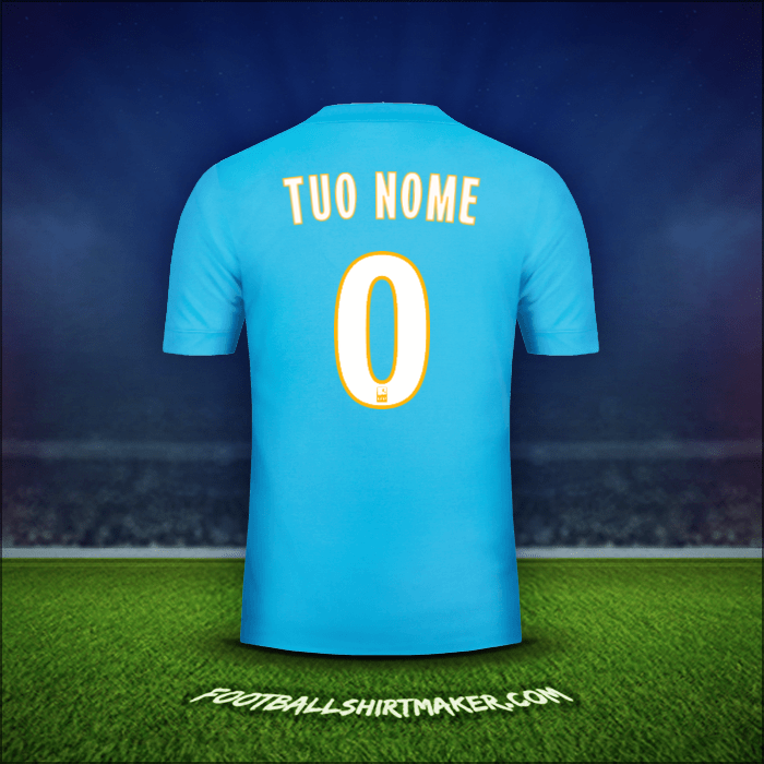 Maglia Olympique de Marseille 2017/18 Seconda -  tuo nome - 0