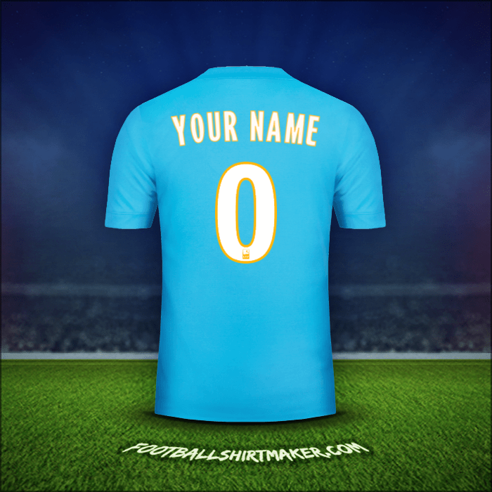 Shirt Olympique de Marseille 2017/18 Away -  your name - 0