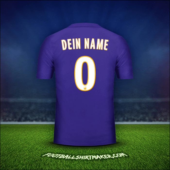 Trikot Olympique de Marseille 2017/18 Dritte -  dein name - 0