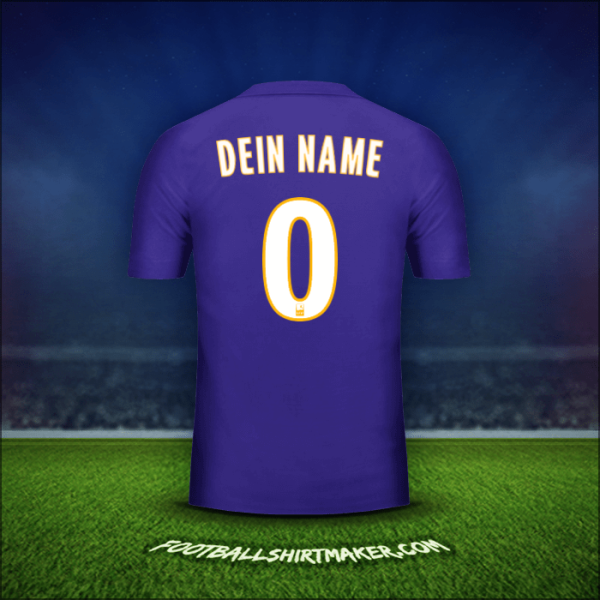Trikot Olympique de Marseille 2017/18 Dritte -  dein name - 0