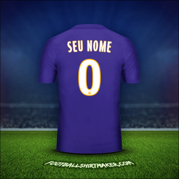 Camisa Olympique de Marseille 2017/18 Terceira -  seu nome - 0