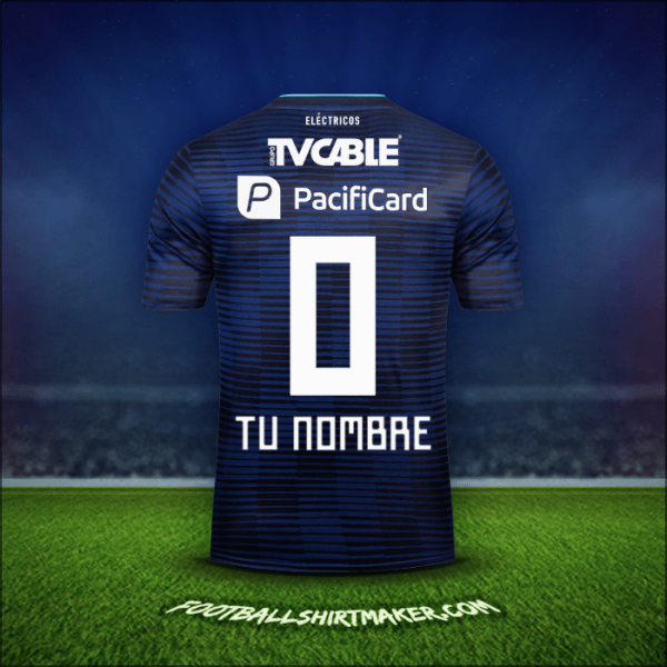 Jersey Emelec 2018 Visita -  tu nombre - 0