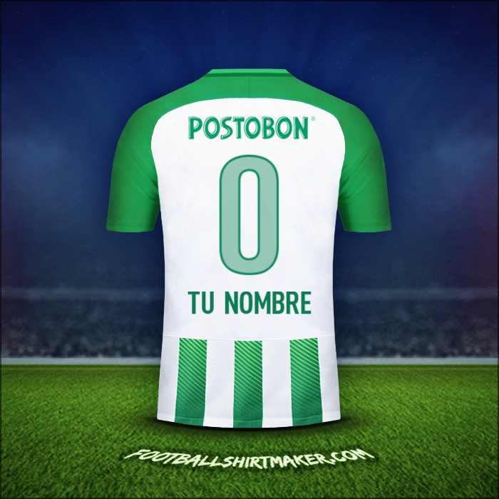 Camiseta Atletico Nacional 2018 -  tu nombre - 0