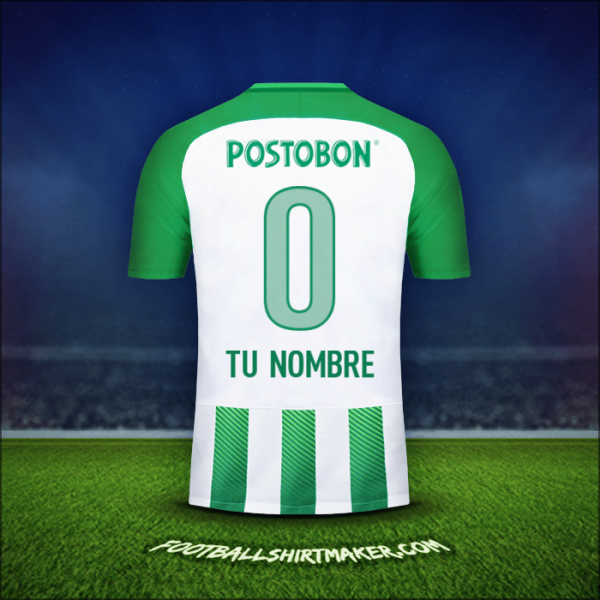 Camiseta Atletico Nacional 2018 -  tu nombre - 0