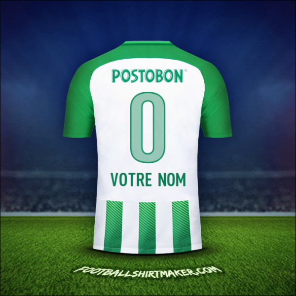 Maillot Atletico Nacional 2018 -  votre nom - 0