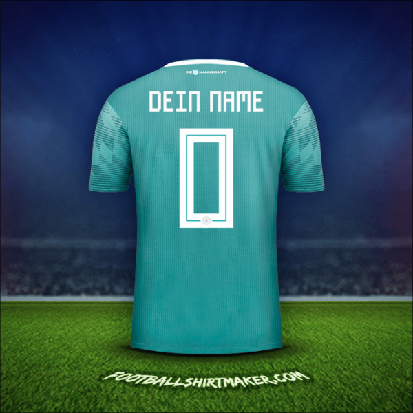 Trikot Deutschland 2018 Auswärts -  dein name - 0