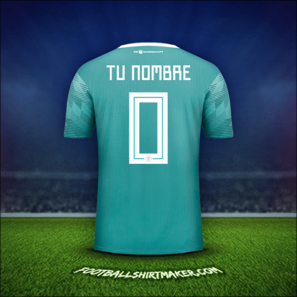 Jersey Alemania 2018 Visita -  tu nombre - 0