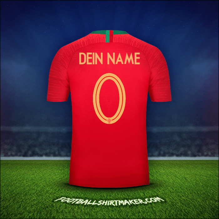 Trikot Portugal 2018 -  dein name - 0