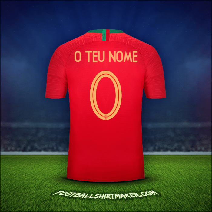Camisola Portugal 2018 -  o teu nome - 0
