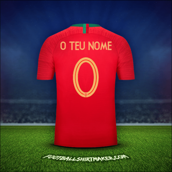 Camisola Portugal 2018 -  o teu nome - 0