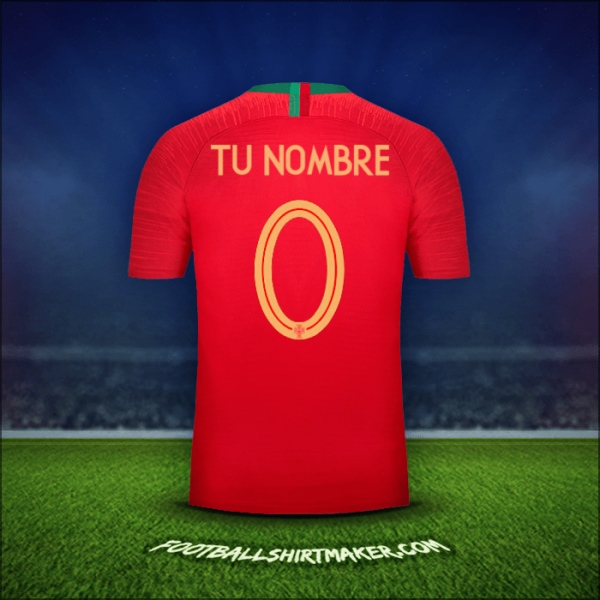 Camiseta Portugal 2018 -  tu nombre - 0