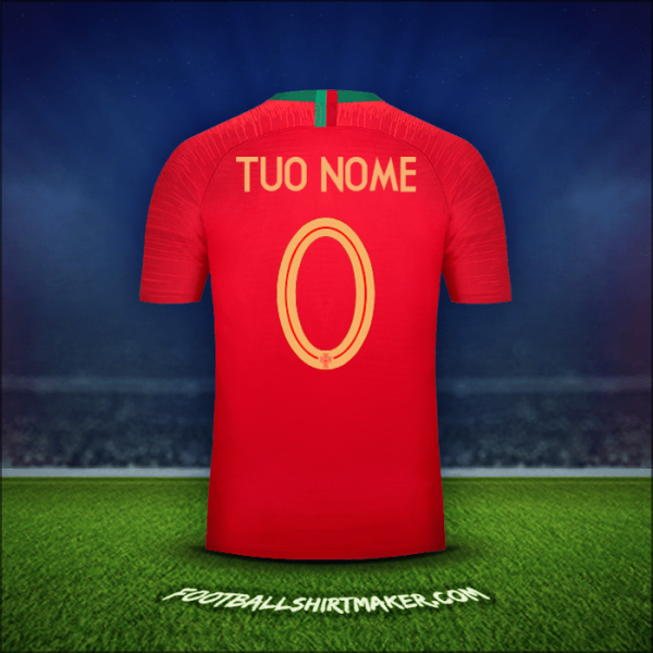 Maglia Portogallo 2018 -  tuo nome - 0