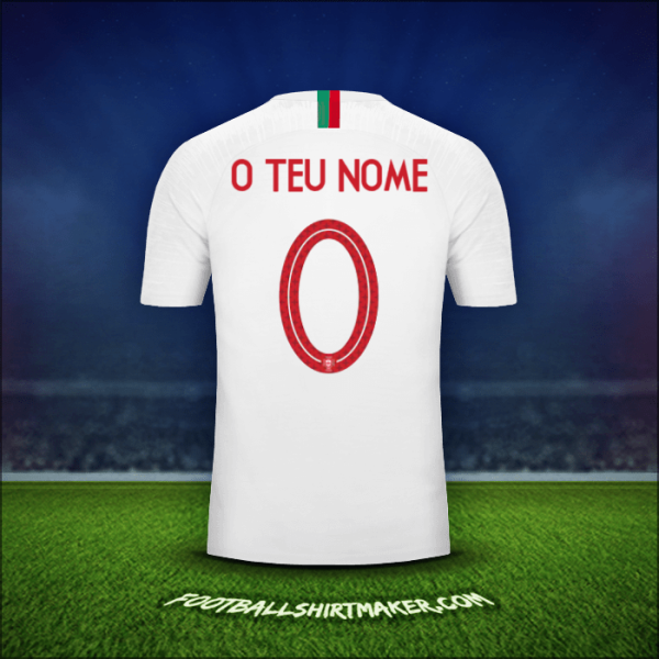 Camisola Portugal 2018 Alternativa -  o teu nome - 0
