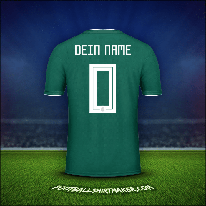 Trikot Mexiko 2018 -  dein name - 0