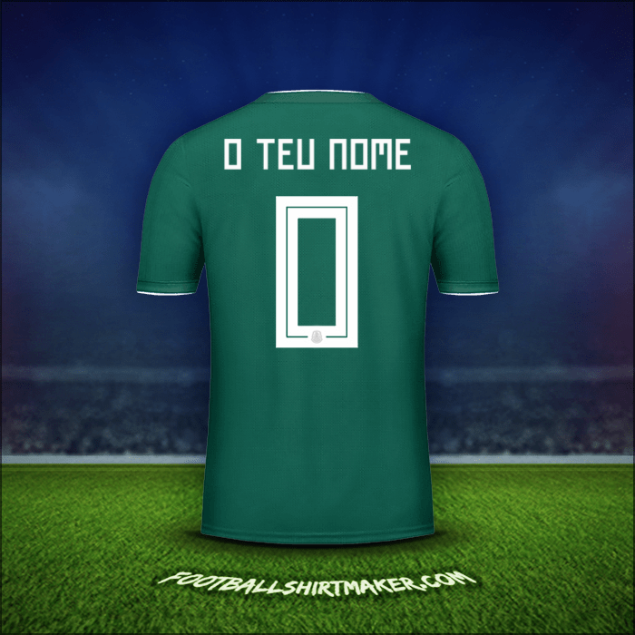 Camisola México 2018 -  o teu nome - 0