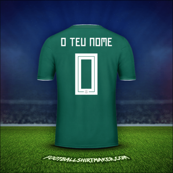 Camisola México 2018 -  o teu nome - 0
