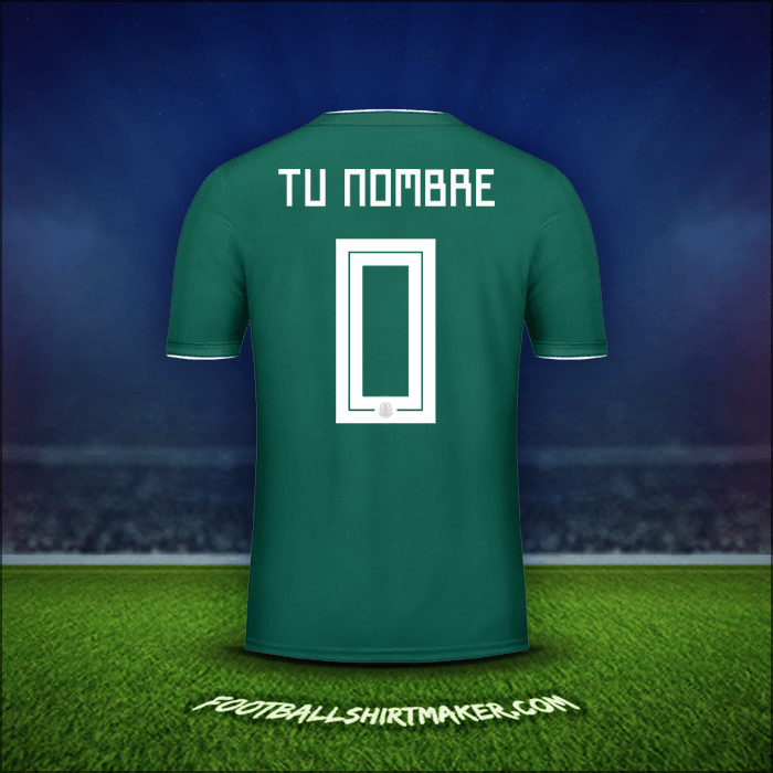 Jersey Mexico 2018 -  tu nombre - 0
