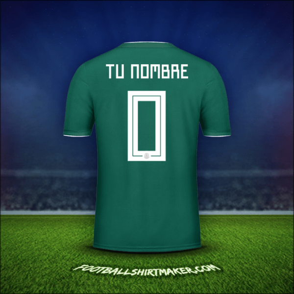 Jersey Mexico 2018 -  tu nombre - 0