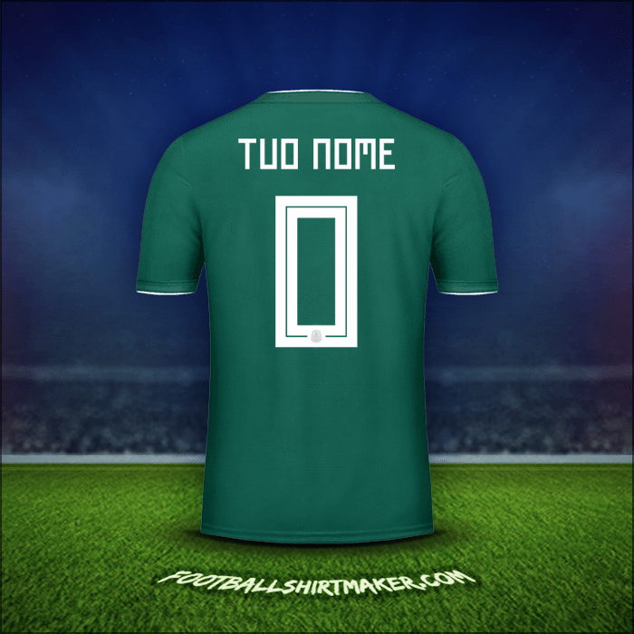 Maglia Messico 2018 -  tuo nome - 0