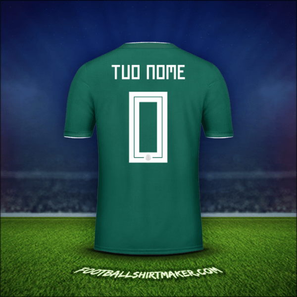 Maglia Messico 2018 -  tuo nome - 0