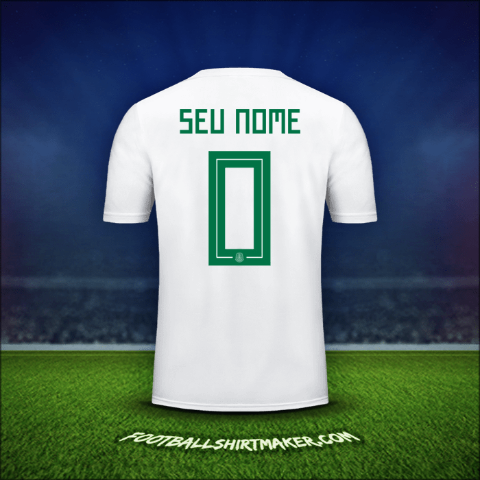 Camisa México 2018 Alternativa -  seu nome - 0
