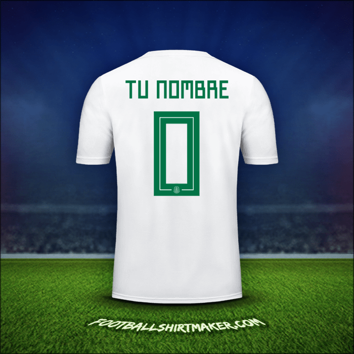 Camiseta Mexico 2018 Visita -  tu nombre - 0
