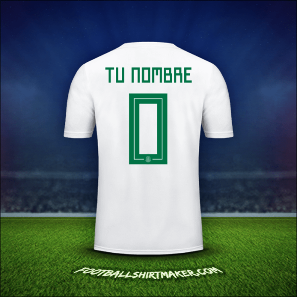 Camiseta Mexico 2018 Visita -  tu nombre - 0