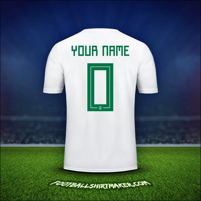 Shirt Mexico 2018 Away -  your name - 0