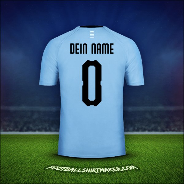 Trikot Uruguay 2018 -  dein name - 0