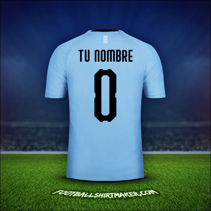 Camiseta Uruguay 2018 -  tu nombre - 0