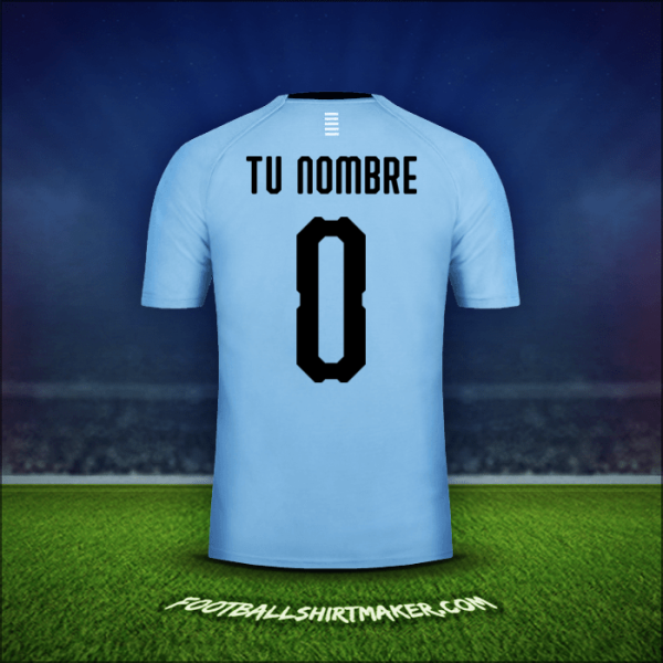Camiseta Uruguay 2018 -  tu nombre - 0