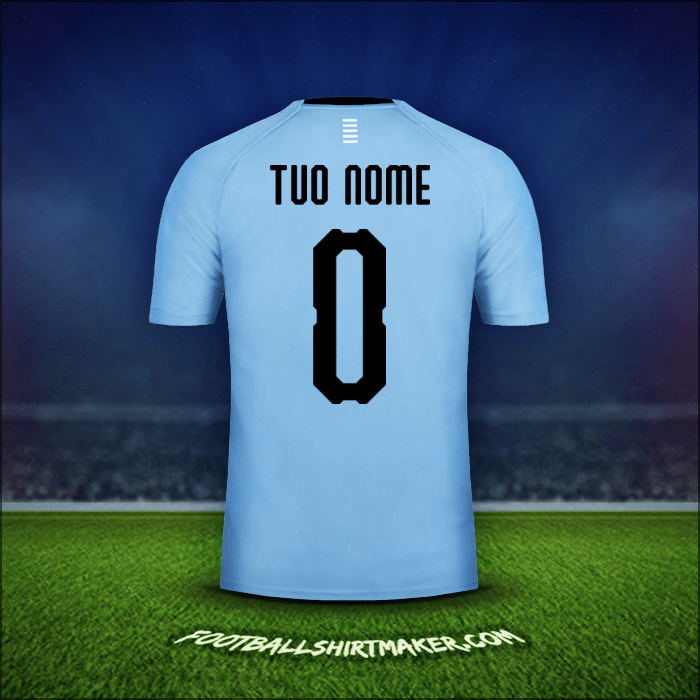 Maglia Uruguay 2018 -  tuo nome - 0