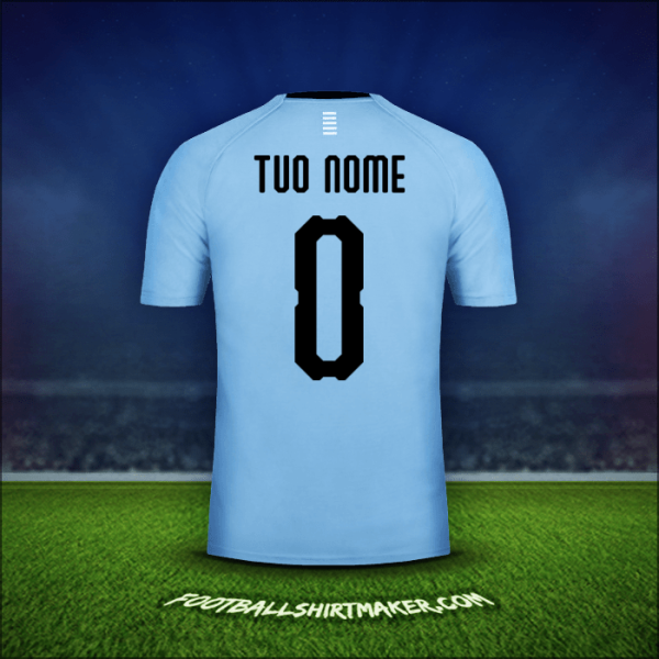 Maglia Uruguay 2018 -  tuo nome - 0