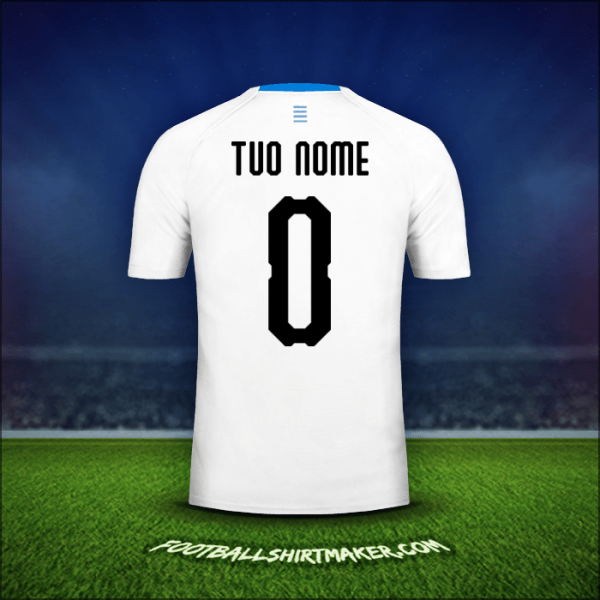 Maglia Uruguay 2018 Seconda -  tuo nome - 0