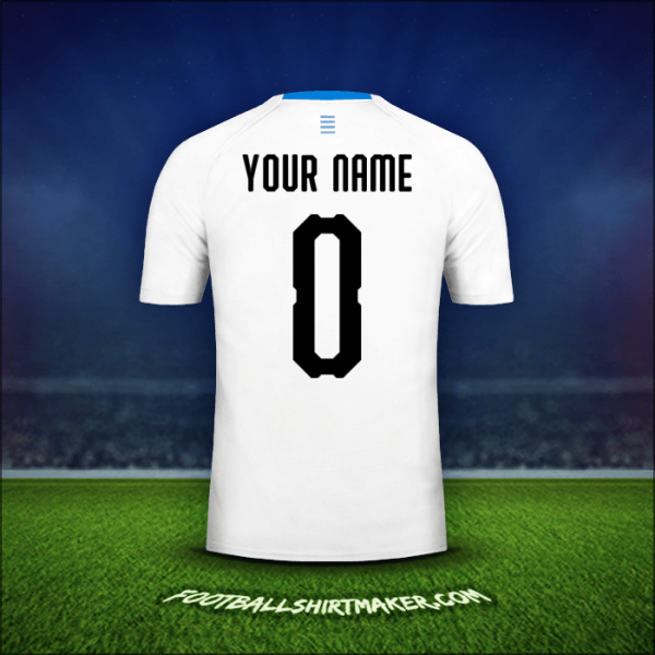 Shirt Uruguay 2018 Away -  your name - 0