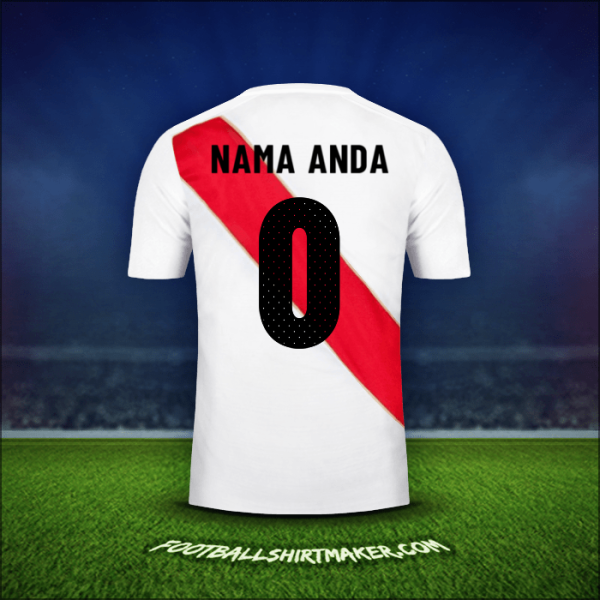 Jersey Peru 2018 -  nama anda - 0