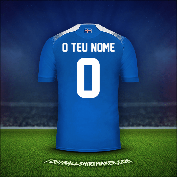 Camisola Islândia 2018 -  o teu nome - 0