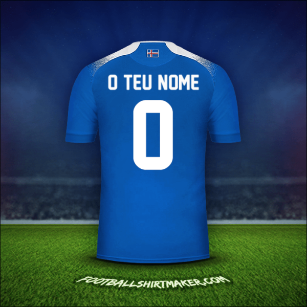 Camisola Islândia 2018 -  o teu nome - 0