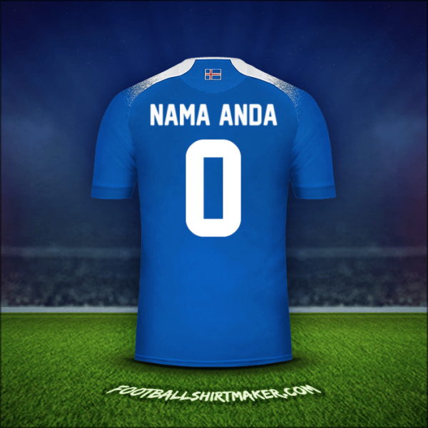 Jersey Islandia 2018 -  nama anda - 0