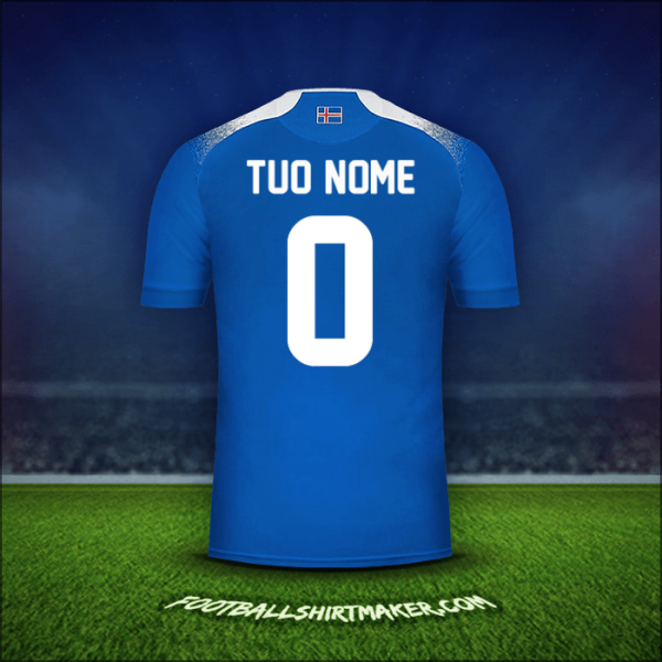 Maglia Islanda 2018 -  tuo nome - 0