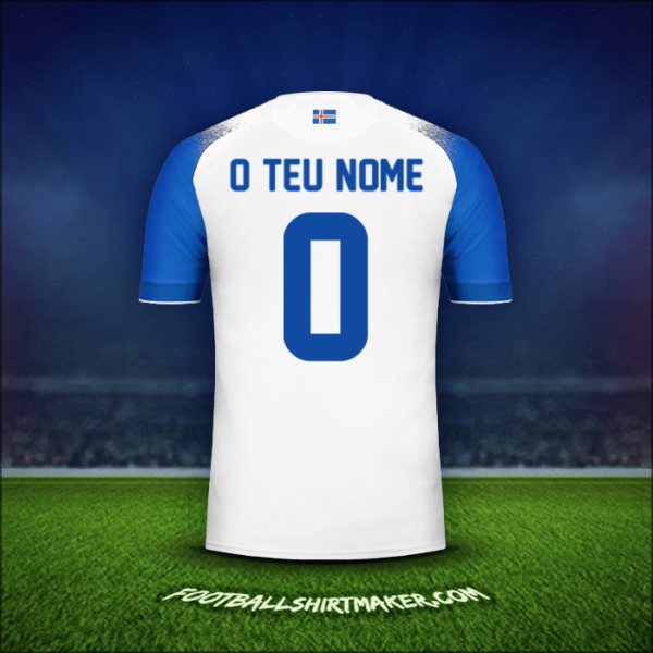 Camisola Islândia 2018 Alternativa -  o teu nome - 0