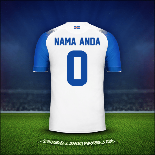 Jersey Islandia 2018 Alternatif -  nama anda - 0