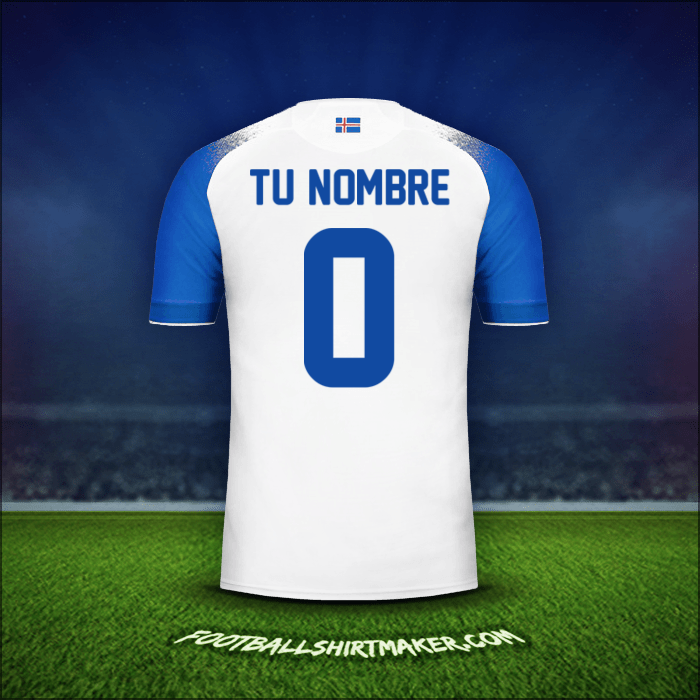 Camiseta Islandia 2018 Visita -  tu nombre - 0