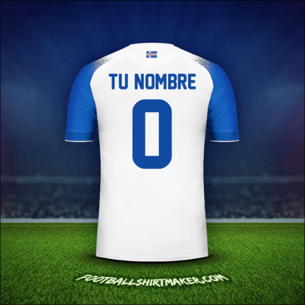 Camiseta Islandia 2018 Visita -  tu nombre - 0