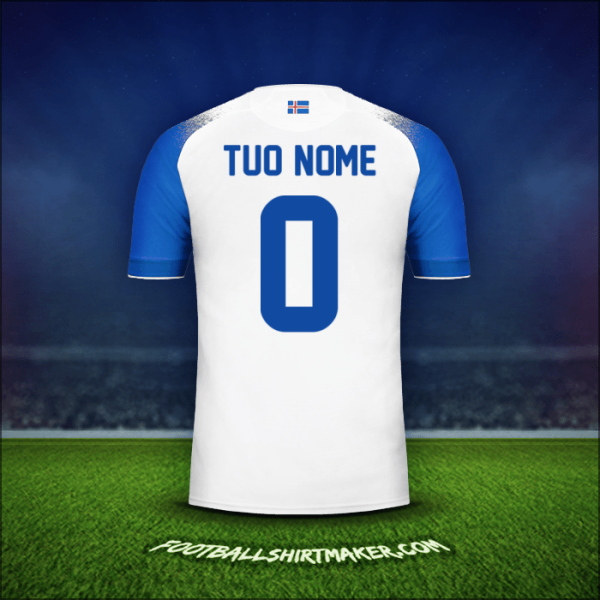 Maglia Islanda 2018 Seconda -  tuo nome - 0