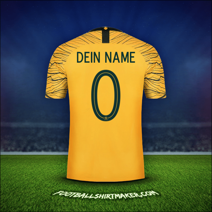 Trikot Australien 2018 -  dein name - 0
